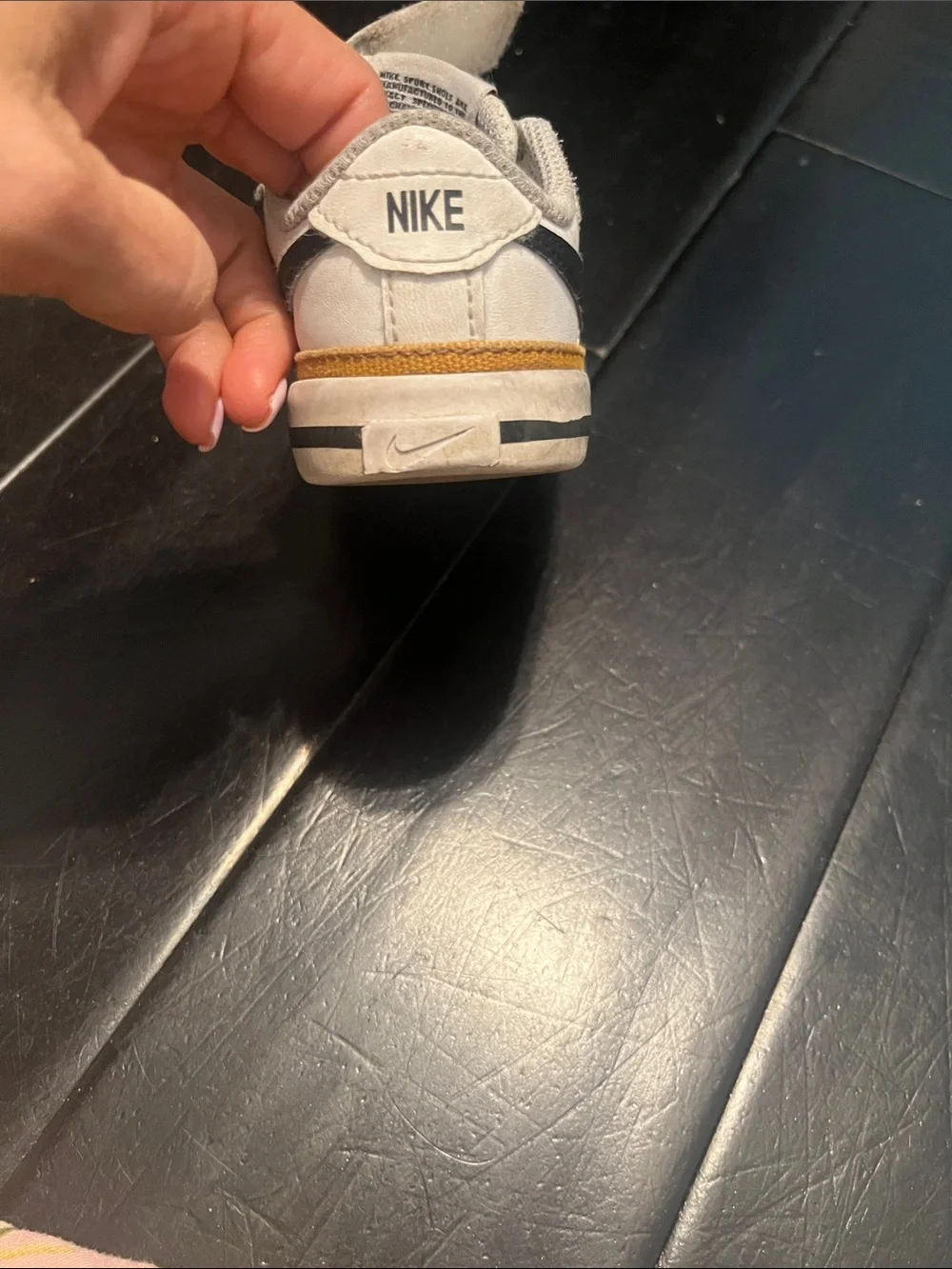 Super cute baby boy Nike shoes